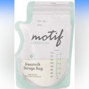 Motif breast milk storage bags (two packs =200 bags in total)